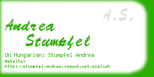 andrea stumpfel business card